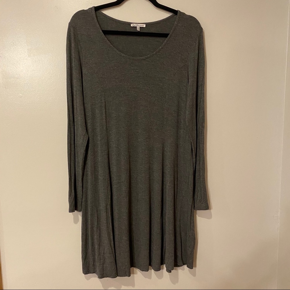Flowy Jersey Grey Dress